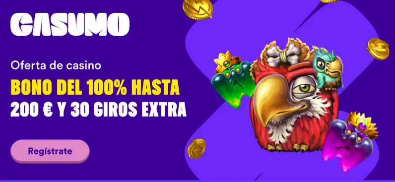gran bonificación Casumo