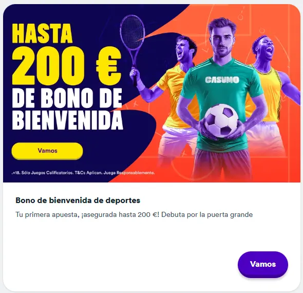 gran bono Casumo